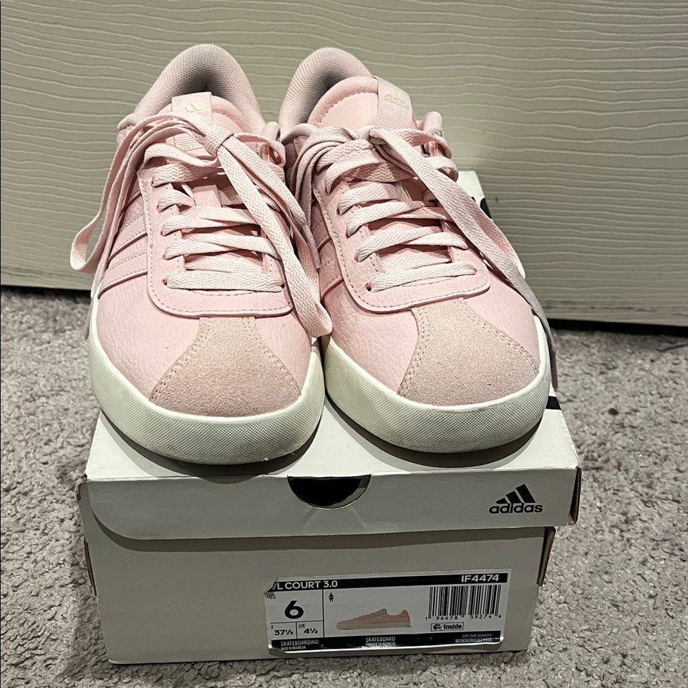 Adidas Women's Soft Pink Sneakers
